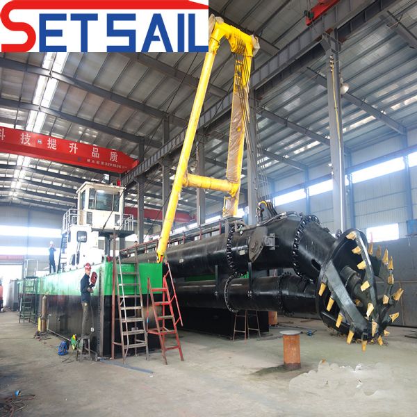 Customized Request Rexroth Hydraulic Pump 22 Inch River Sand Dredger with Cutter