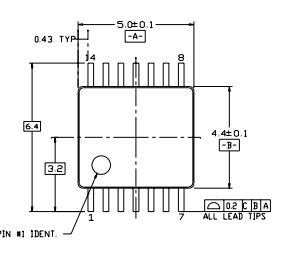 MM74HC125MX 3- STATE Quad Buffers ic in electronics , programming Circuit Board Components