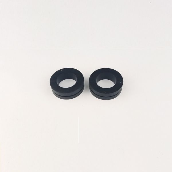 Custom Black Silicone Rubber O-Ring Forming / Cutting Services