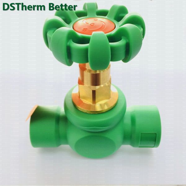 Socket Fusion PN12.5 Plastic Handle PPR Stop Valve