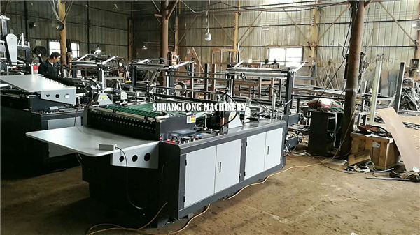 Plastic LDPE PP BOPP Side Sealing Bread Bag Making Machine 4.7kw Power