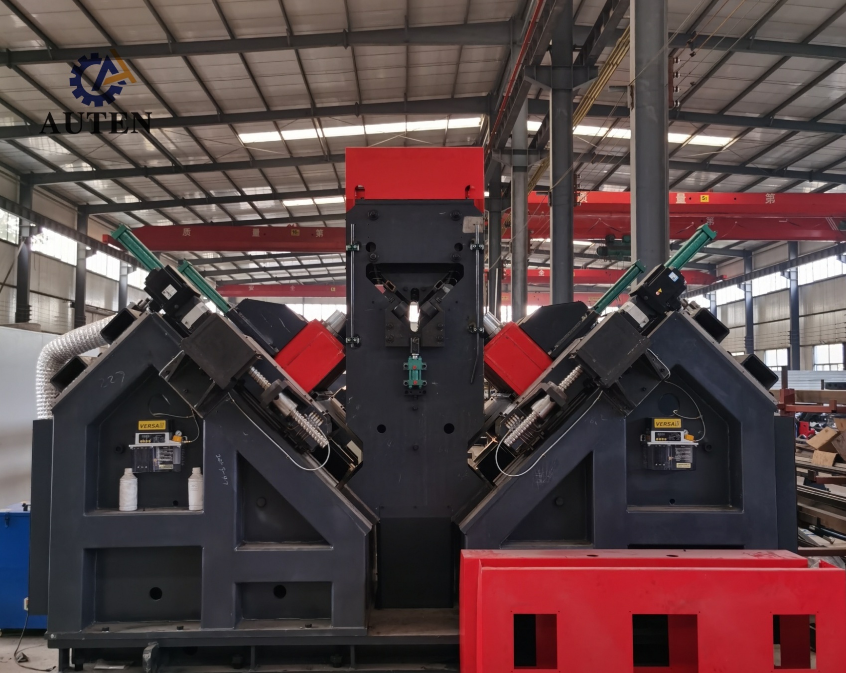 Premium CNC Angle Drilling And Marking Machine With Automatic Loading