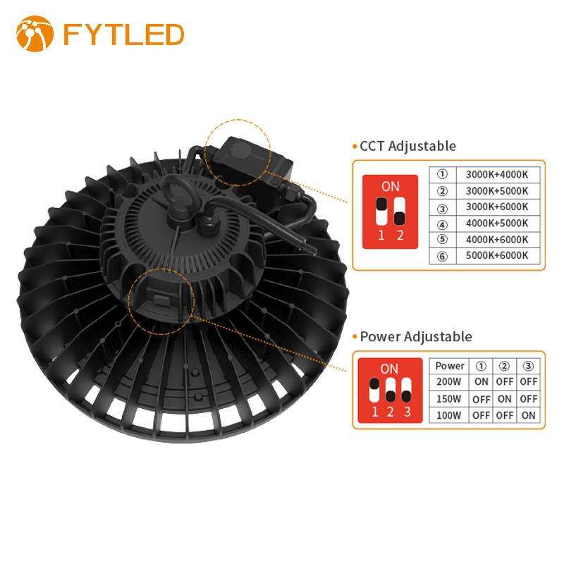 200W Dimmable LED High Bay Lights