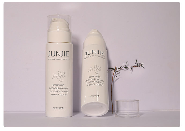 Custom Empty 200ml Cosmetic Lotion Packaging Bottle with Pump Sprayer for Face Mask & Skin Care Serum Custom Color