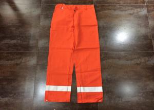 Quality Orange Flame Resistant High Visibility Clothing For Men Heat Insulated for sale