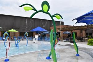China Aqua Playground Splash Structure Stainless Steel Water Sprinkler Sea Turtle Spray on sale