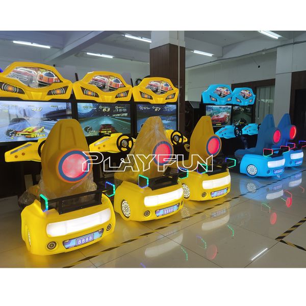 Playfun Coin Operated Arcade Game 42 Inch LCD Outrun Driving Simulator Arcade Games Luxury Outrun Racing Game Machine