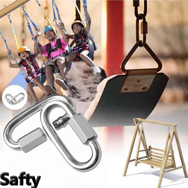 S7352 Quick Link Rigging Hardware Galvanized Oval Quick Link