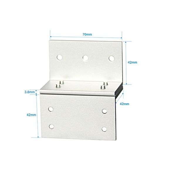 Mini 120lbs ElectromagneticDoor Lock Bracket Z Shape 90° Open Mode JS-60Z