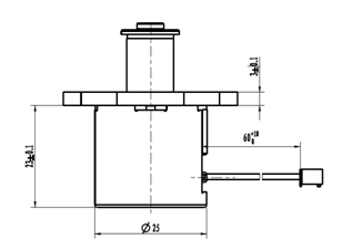 Mini PM25 Linear Stepper Motor For Valve Control Presice Position Control