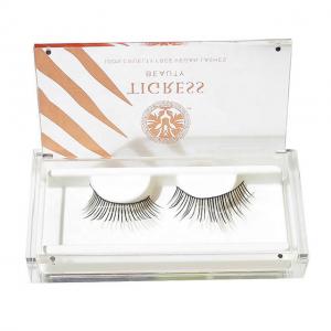 Quality Lash Box Acrylic Display Case Custom Empty Packaging Magnetic Mink Clear for sale