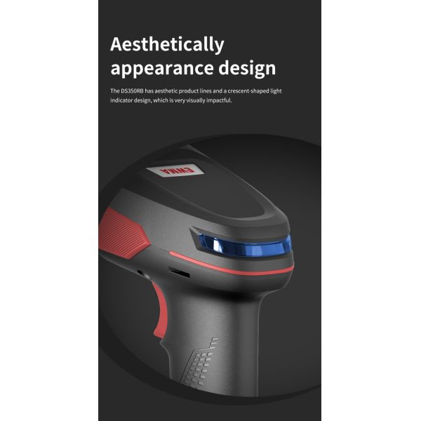 LUCKYDOOR 1D 2D Code Reader Wireless2.4G+ BT Barcode Scanner for Supermarket Payment NEW STOCK