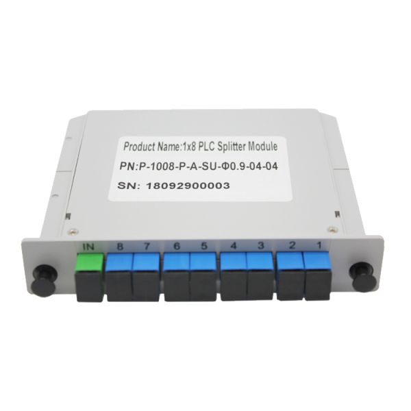 1X2 1X4 1X8 1X16 Waveguide FTTH PLC Splitter Box With Sc