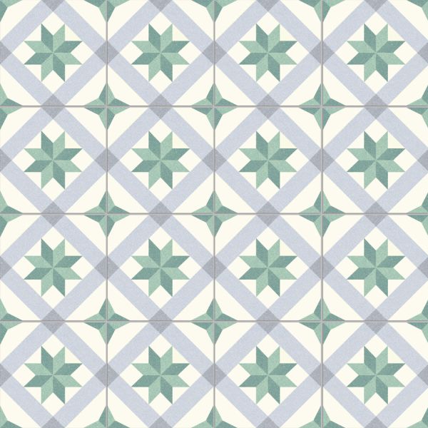 Light Green 250x250mm Antibacterial Ceramic Rustic Tile