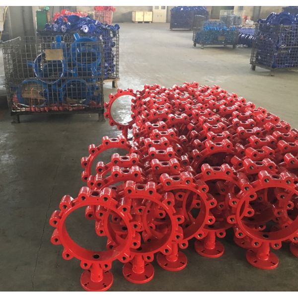 China GG20 cast iron DIN standard butterfly valve