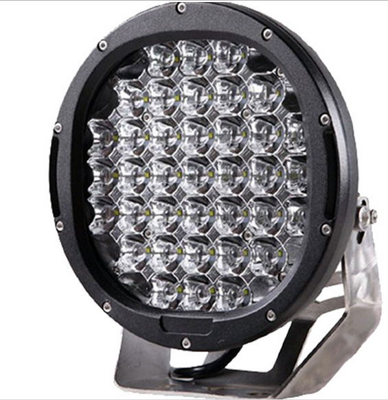 185W Cree LED Round Work Light, with Spot Flood Beam Driving Headlight Optional Color for Jeep