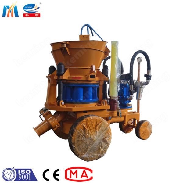 Compact Air Driven Dry Shotcrete Machine Gunite equipment rotor type