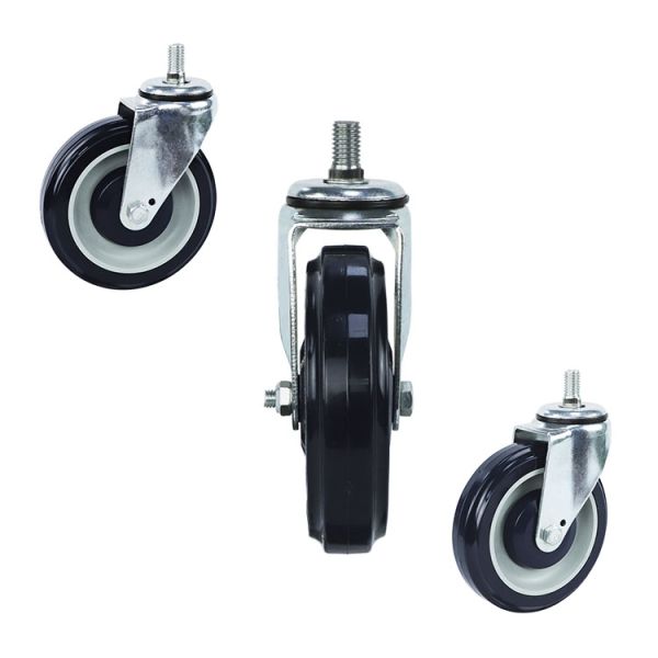 100mm PU Trolley Wheels Heavy Duty