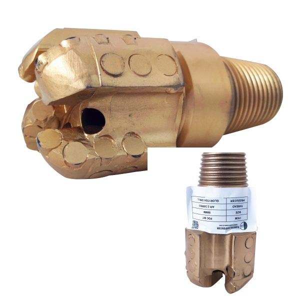 Mineral Exploration 4 Blade Oil Drill Bit 98mm PDC Drill Bits