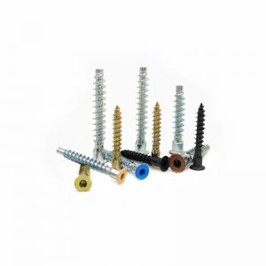 China Countersunk Hexagonal Self-Tapping Screws Cross-Wire Straight-Trimming Wood Screw Kitchen Cabinet on sale