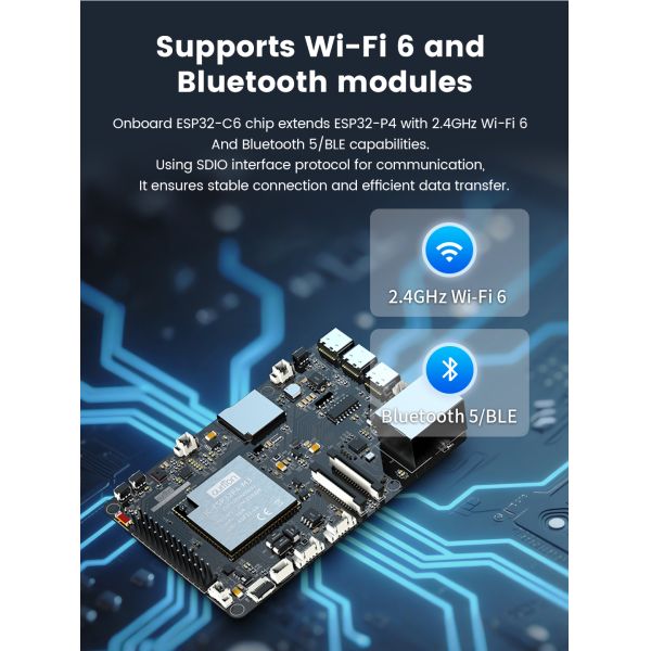 JC-ESP32P4-M3-DEV Versatile ESP32 Display Module with CSI/DSI/USB2.0 Interfaces and 5V Operating Voltage