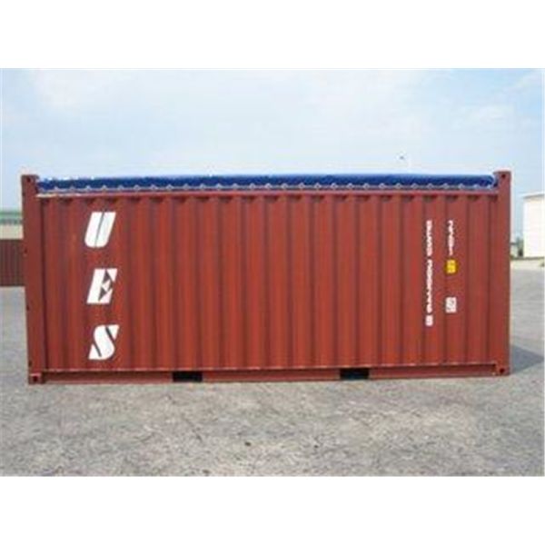 Red Second Hand 20ft Open Top Container For Maritime And Land Transport