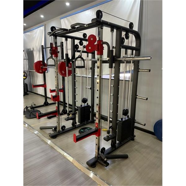 Multi Function Exercise Power Rack Gym Machine for Medium Loaded Fitness Equipment