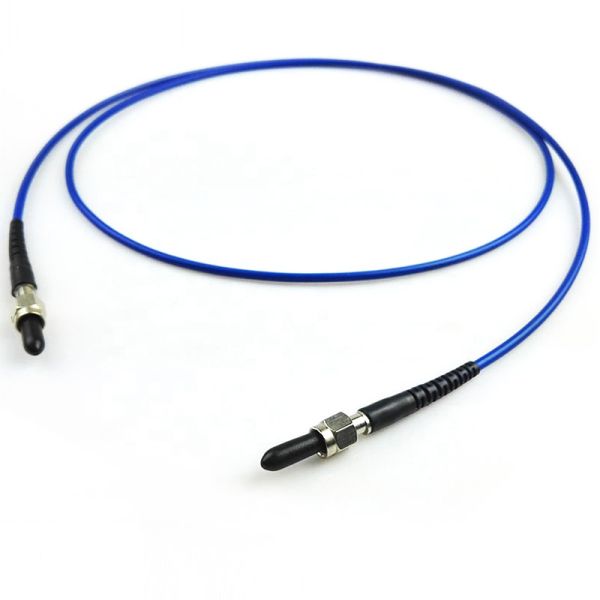 Silica Fiber Armored Patch Cord 600um Core SMA905 Laser Quartz Cladding