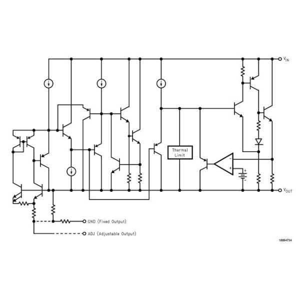 LM1085IS-ADJ integrated circuit components Integrated Circuit Chip 3A Low Dropout Positive Regulators