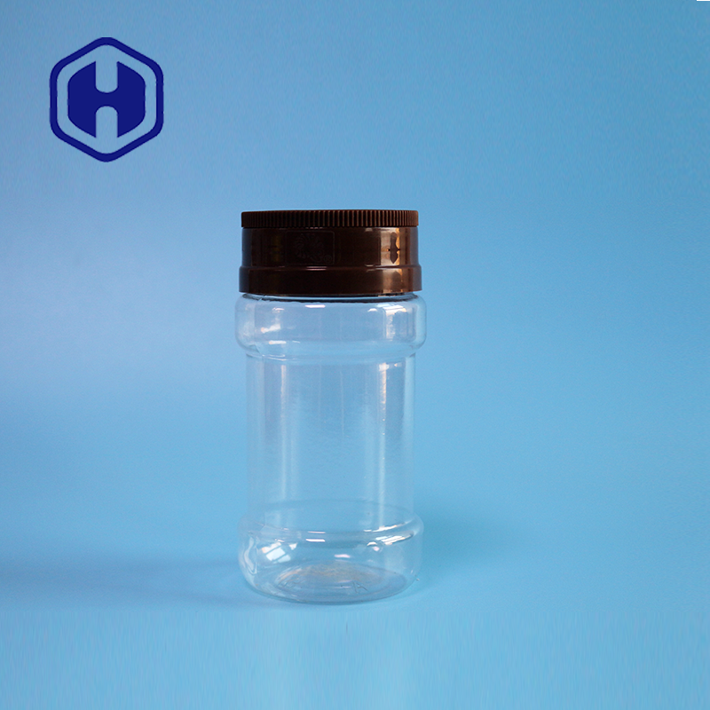 Bulk Sweets Biscuits 230ml Round Screw Lid Plastic Jars Diameter 54mm