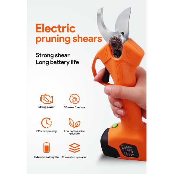 SWANSOFT 25mm Battery powered pruning shear cutting electric pruner