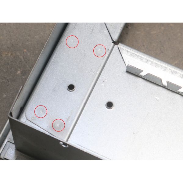 Automatic Sheet Metal Welder , Spot Welding Machine With Aluminum Window Frame