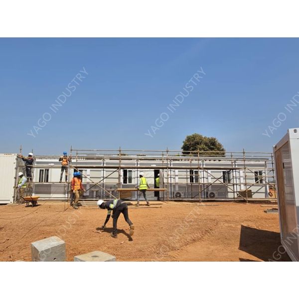 Galvanised Temporary Construction Camp Prefabricated Modular Buildings Weatherproof