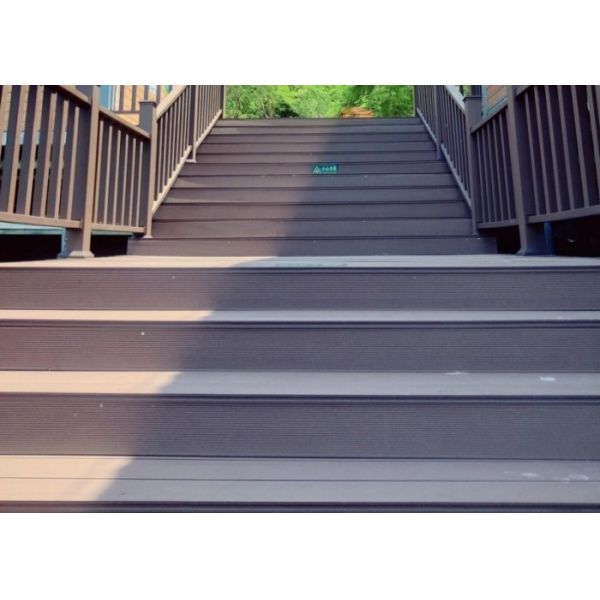 150*25mm Rot Resistant Composite WPC Decking Custom Length