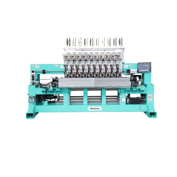 10 Heads 4 Needle Embroidery Machine Industrial With Beads Sequin Function