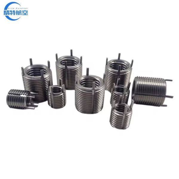 Stainless Steel 303 Self Cutting Key Locking Threaded Inserts M8
