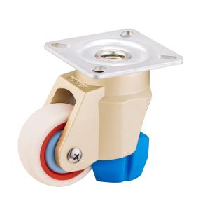 Quality Premium Heavy-Duty Adjustable Leveling Casters With Nylon Wheels For Smooth Mobility for sale
