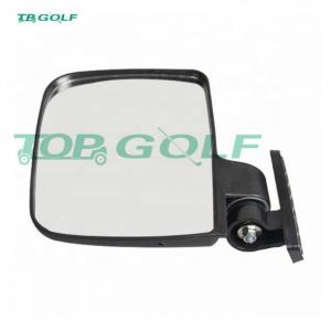 China Left And Right Golf Cart Rear View Mirror 180 Degree Views Black Color on sale