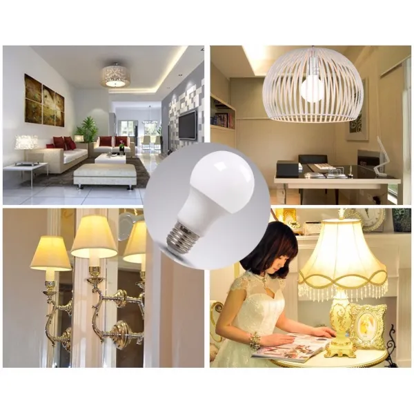 TUV A60 LED Bulb E26 800 Lumen Remote Controlled WiFi Bluetooth