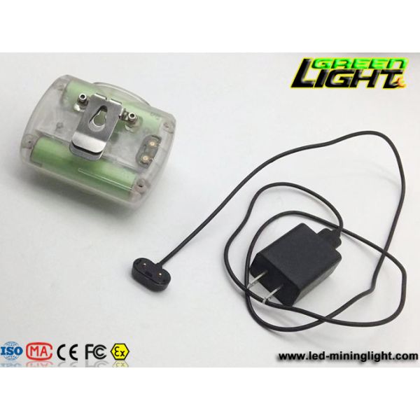Transparent 0.4W 13000Lux 6.2Ah Cordless Mining Lights