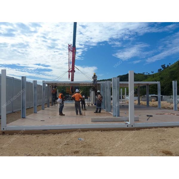 Prefabricated Modular Shipping Containers Building Mining Site Camp Accommodation Office