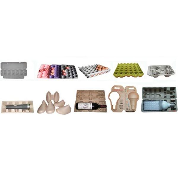 Disposable Coffee Cup Pulp Tray Machine 3000Pcs/H , Paper Pulp Moulding Machinery