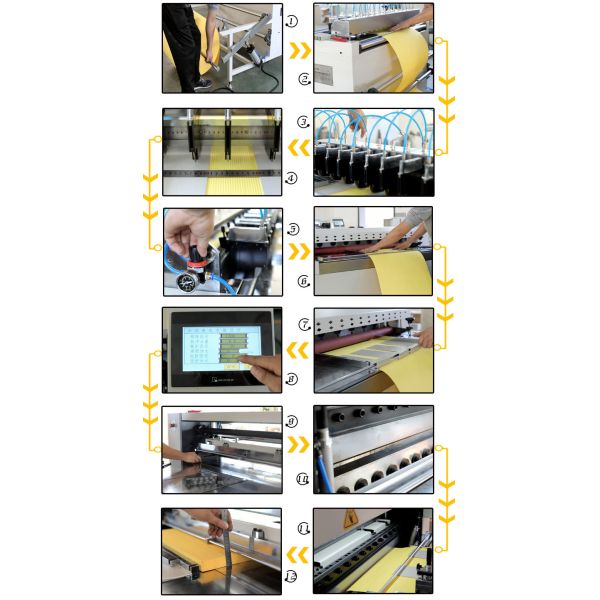 3kw Automatic Knife Paper Folding Machine 380v 50hz