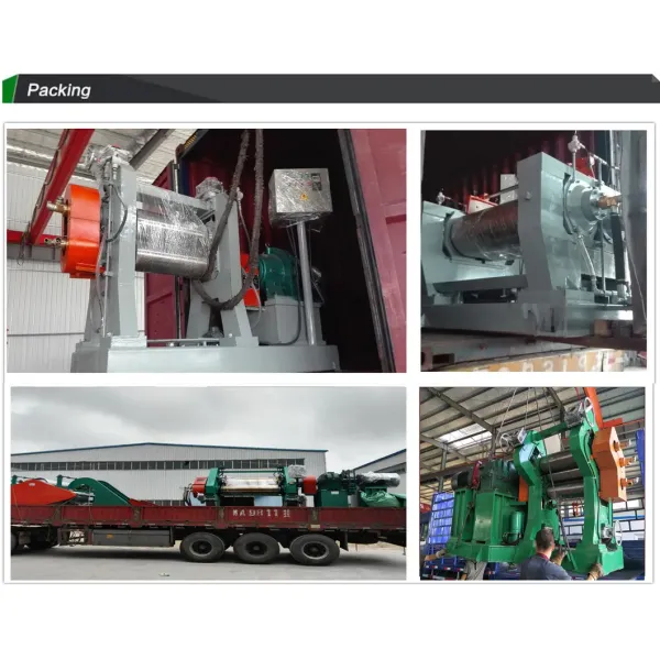 Reclaimed Rubber Refining Machine operational view