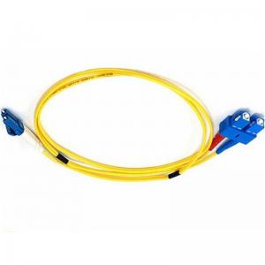 Quality 10M 2.0mm SC UPC Fibre Optic Patch Cable G657A1 LSZH Yellow for sale