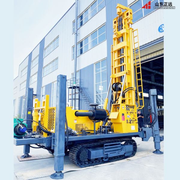 SL600S crawler water well drilling rig with generator for water well