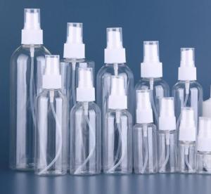 Quality 30ml 50ml 60ml 100ml 120ml 250ml empty cosmetic Pet Plastic mist perfume Spray Bottle Mini Plastic PET Spray Bottle for sale