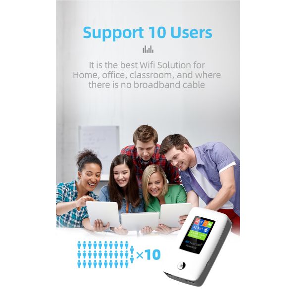 5000mAh 4G WIFI Hotspot