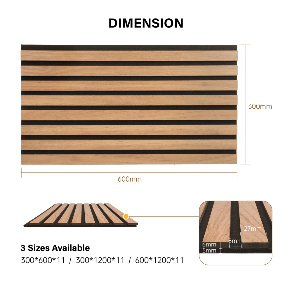 Noise Reducing Fire Resistant Quick Install Acoustic Wall Panel For E-Commerce