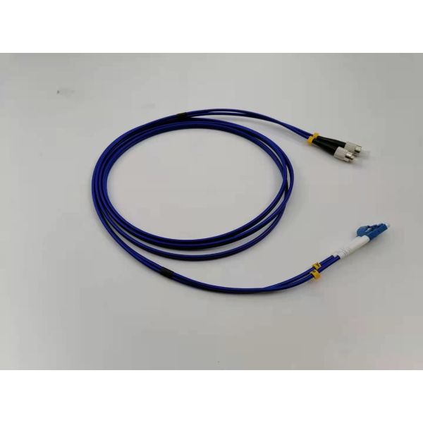 5m G657A1 LSZH Duplex Armored Patch Cable LC To FC